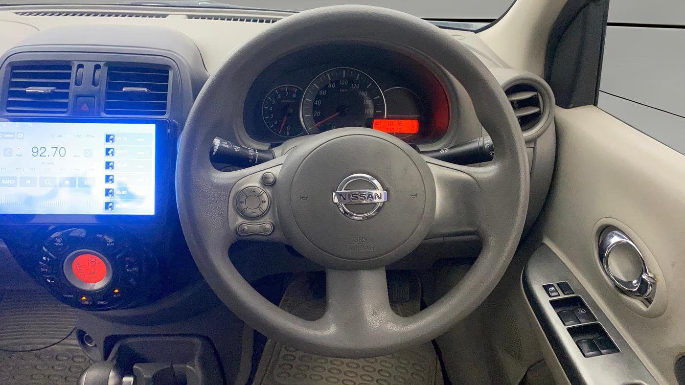 2014 Nissan Micra XV CVT, Petrol, Automatic, 74,610 km, Steering Wheel Close Up