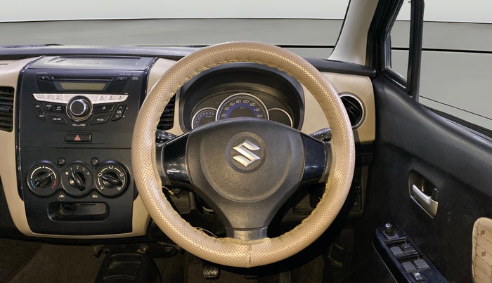 2017 Maruti Wagon R 1.0 VXI, Petrol, Manual, 23,584 km, Steering Wheel Close Up