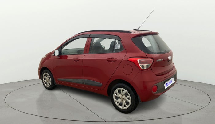 2017 Hyundai Grand i10 SPORTZ (O) 1.2 KAPPA VTVT, Petrol, Manual, 48,293 km, Left Back Diagonal
