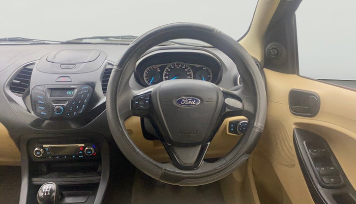 2016 Ford Figo Aspire TITANIUM 1.2 PETROL, Petrol, Manual, 43,432 km, Steering Wheel Close Up