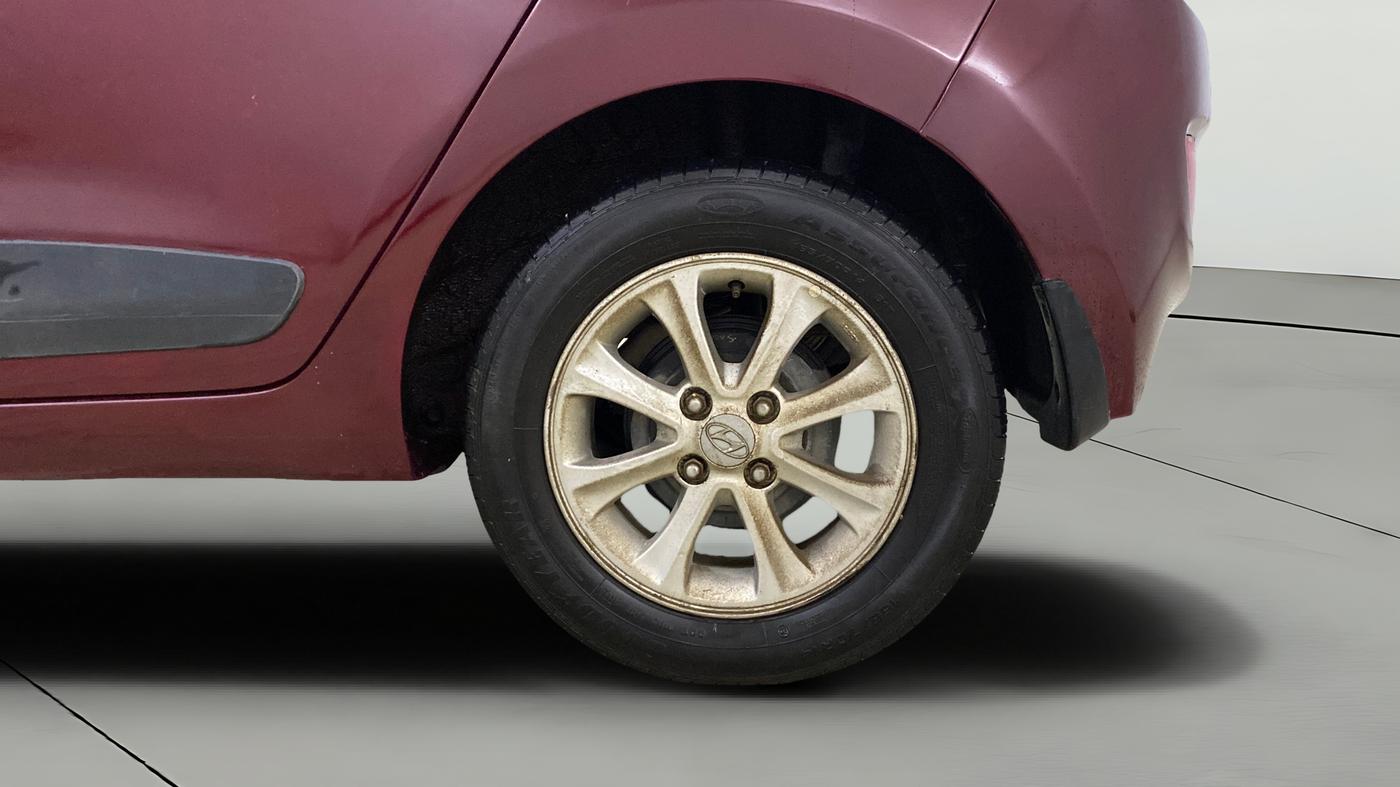 2014 Hyundai Grand i10 ASTA AT 1.2 KAPPA VTVT, Petrol, Automatic, 68,216 km, Left Rear Wheel