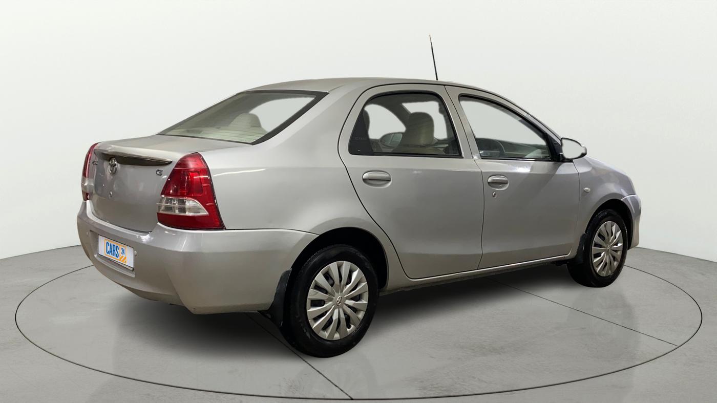 2015 Toyota Etios G, Petrol, Manual, 41,922 km, Right Back Diagonal