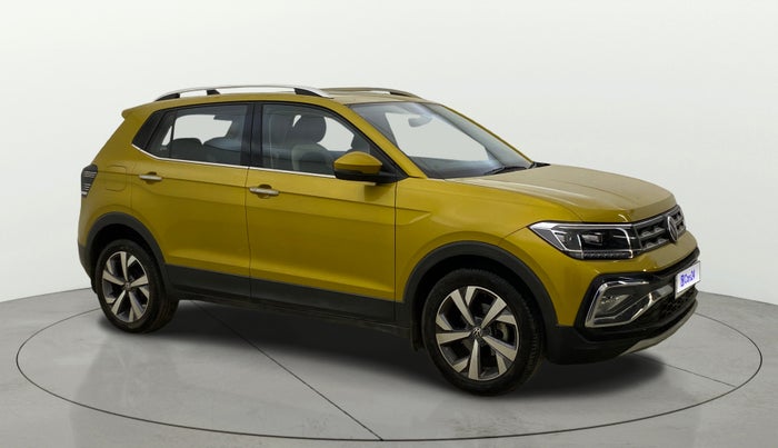 2022 Volkswagen TAIGUN TOPLINE 1.0 TSI MT, Petrol, Manual, 6,611 km, Right Front Diagonal