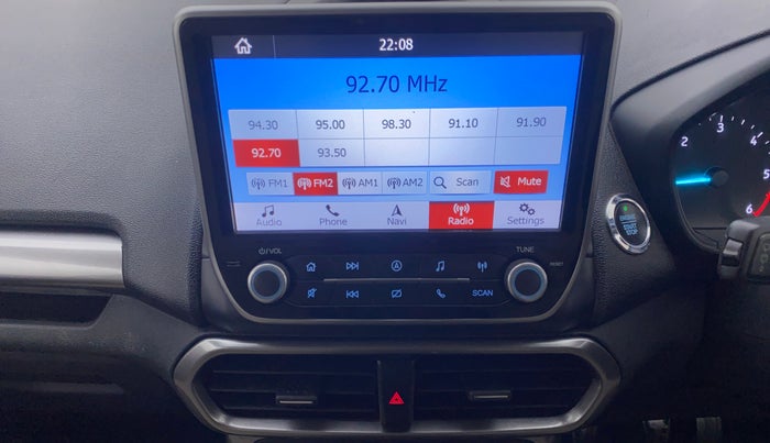 2018 Ford Ecosport TITANIUM 1.5L DIESEL, Diesel, Manual, 1,05,406 km, Air Conditioner