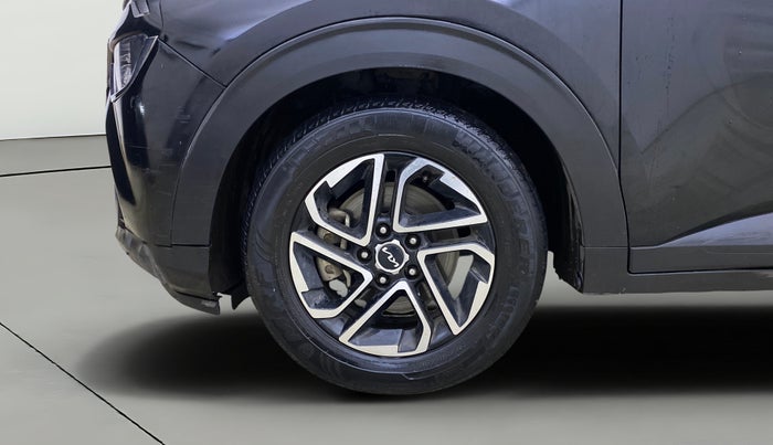 2023 KIA CARENS  PRESTIGE PLUS 1.5 TURBO PETROL DCT 7 STR, Petrol, Automatic, 76,316 km, Left Front Wheel