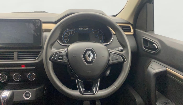 2022 Renault Kiger RXT (O) AMT DUAL TONE, Petrol, Automatic, 34,838 km, Steering Wheel Close Up