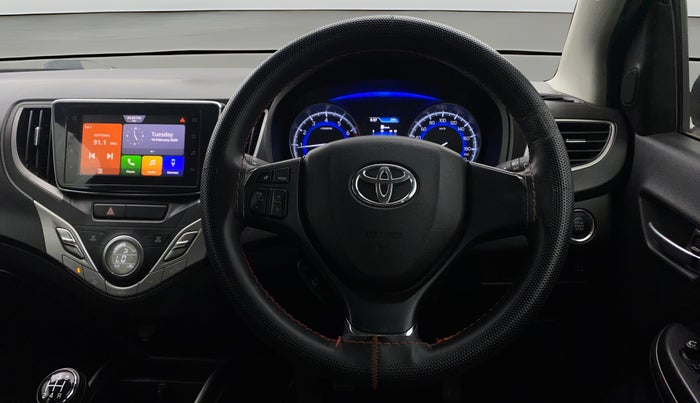 2021 Toyota Glanza G, Petrol, Manual, 40,895 km, Steering Wheel Close Up