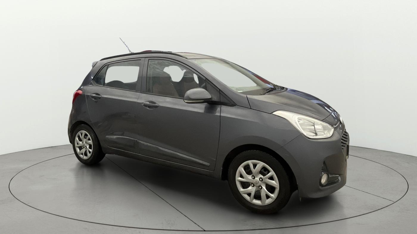 2019 Hyundai Grand i10 SPORTZ 1.2 KAPPA VTVT, CNG, Manual, 1,09,216 km, Right Front Diagonal