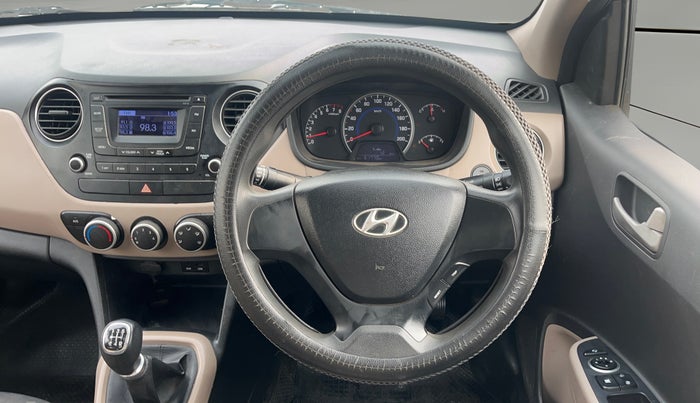 2014 Hyundai Grand i10 SPORTZ 1.2 KAPPA VTVT, Petrol, Manual, 61,751 km, Steering Wheel Close Up