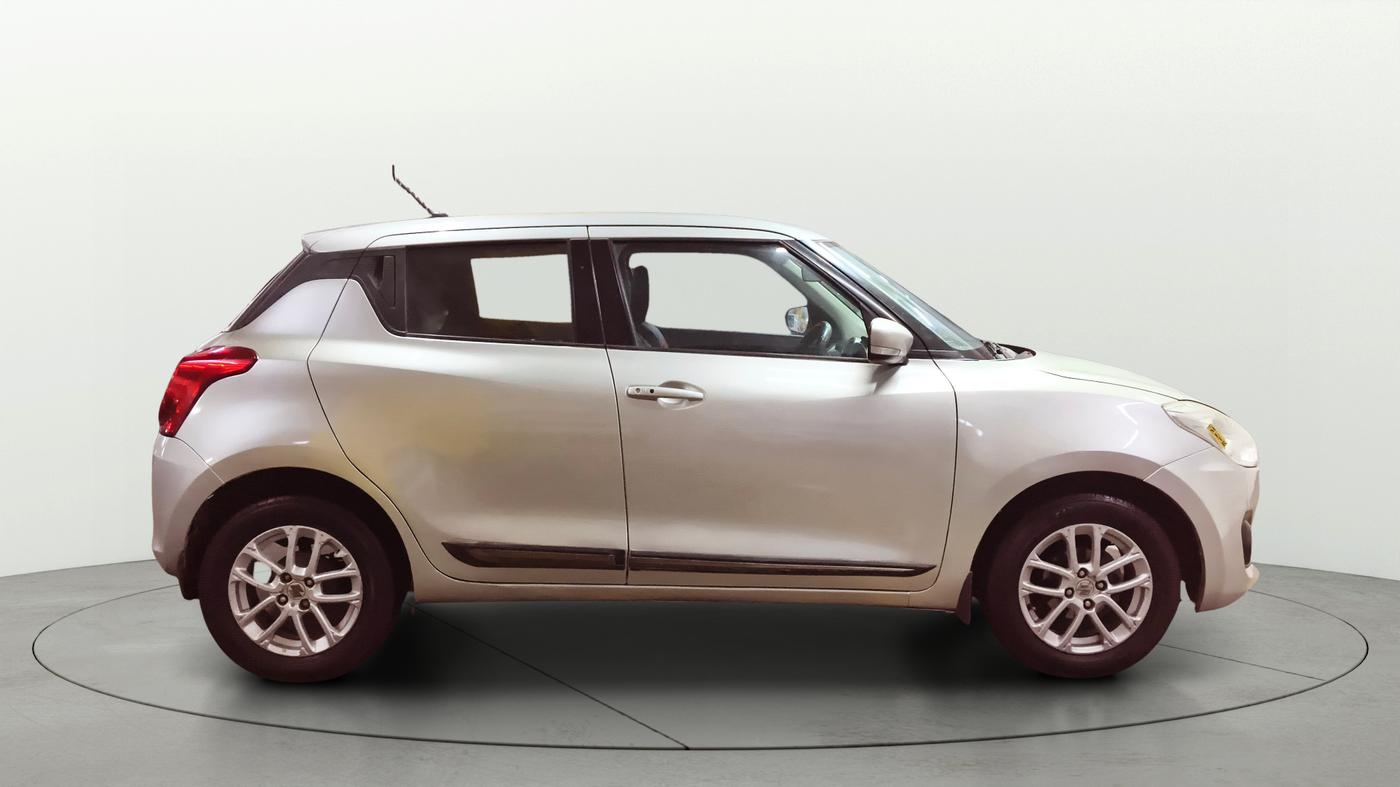 2018 Maruti Swift ZXI, CNG, Manual, 1,28,856 km, Right Side View