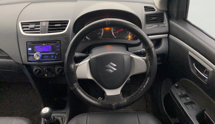 2013 Maruti Swift VXI, Petrol, Manual, 82,233 km, Steering Wheel Close Up
