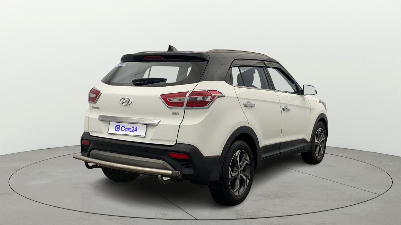 2019 Hyundai Creta SX 1.6 DIESEL DUAL TONE, Diesel, Manual, 74,949 km, Right Back Diagonal