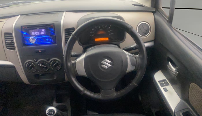 2013 Maruti Wagon R 1.0 LXI, Petrol, Manual, 53,943 km, Steering Wheel Close Up
