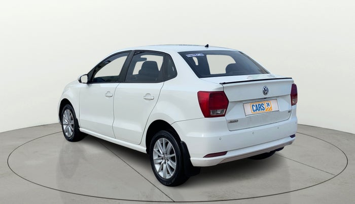 2017 Volkswagen Ameo HIGHLINE PLUS 1.5L 16 ALLOY, Diesel, Manual, 1,08,066 km, Left Back Diagonal