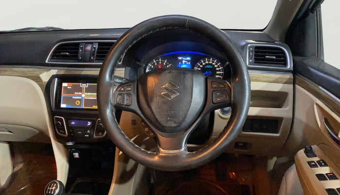 2018 Maruti Ciaz ALPHA 1.5 SHVS PETROL, Petrol, Manual, 41,792 km, Steering Wheel Close Up