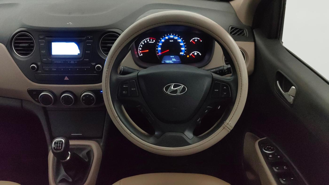 2014 Hyundai Xcent S (O) 1.2, Petrol, Manual, 48,896 km, Steering Wheel Close Up