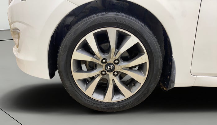 2015 Hyundai Verna FLUIDIC 1.6 CRDI S(O) 4S, Diesel, Manual, 99,607 km, Left Front Wheel