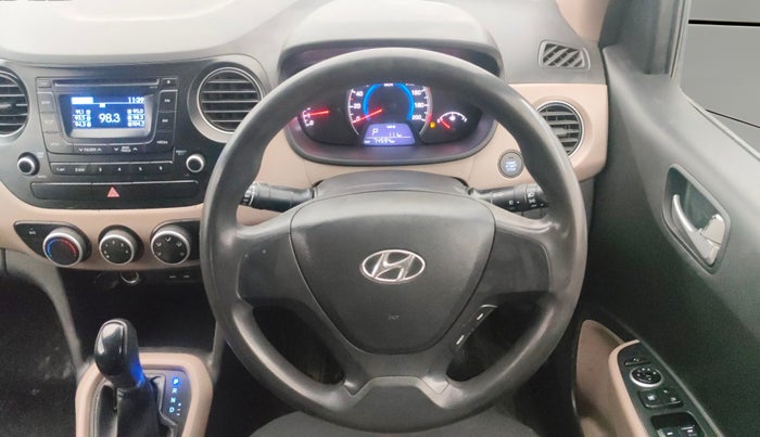 2013 Hyundai Grand i10 SPORTZ AT 1.2 KAPPA VTVT, Petrol, Automatic, 74,592 km, Steering Wheel Close Up