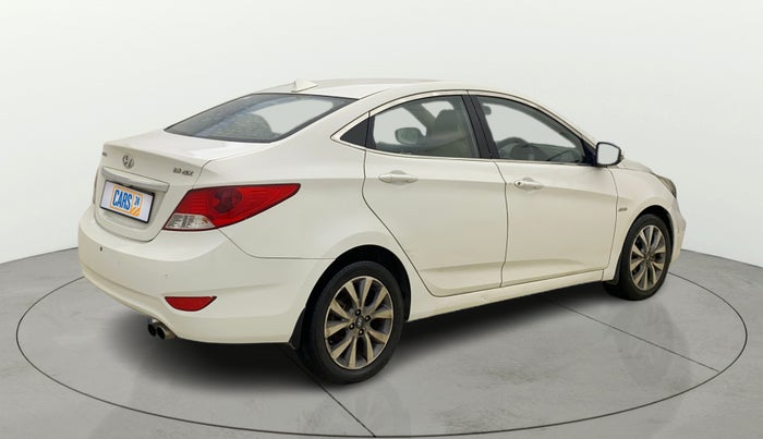 2014 Hyundai Verna FLUIDIC 1.6 CRDI SX AT, Diesel, Automatic, 68,737 km, Right Back Diagonal