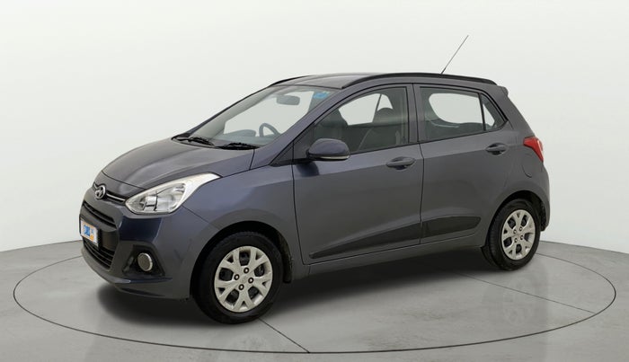2015 Hyundai Grand i10 SPORTZ 1.2 KAPPA VTVT, Petrol, Manual, 49,408 km, Left Front Diagonal