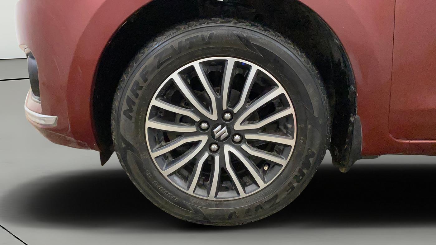 2017 Maruti Dzire ZXI PLUS AMT, Petrol, Automatic, 1,22,322 km, Left Front Wheel