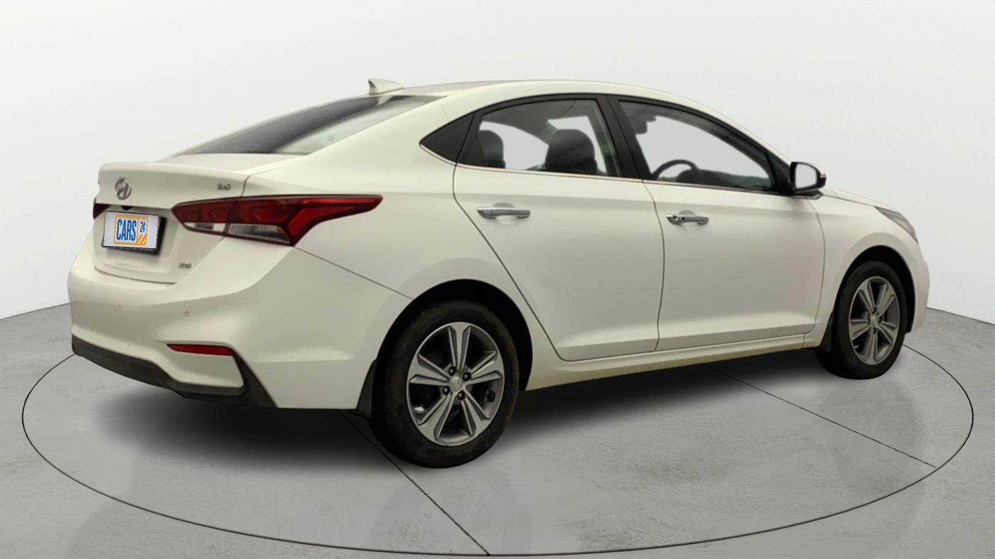 2018 Hyundai Verna 1.6 VTVT SX O, Petrol, Manual, 87,353 km, Right Back Diagonal