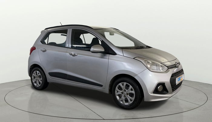 2014 Hyundai Grand i10 SPORTZ 1.2 KAPPA VTVT, Petrol, Manual, 48,162 km, Right Front Diagonal