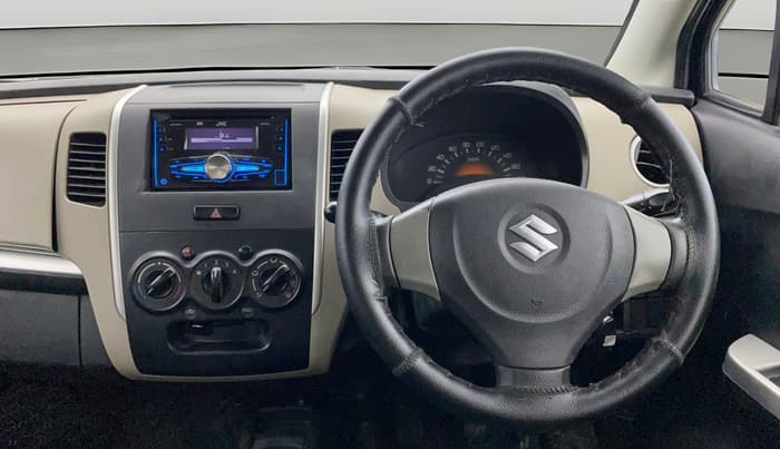 2015 Maruti Wagon R 1.0 LXI, Petrol, Manual, 63,611 km, Steering Wheel Close Up