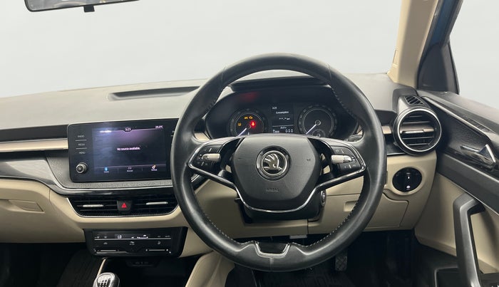 2023 Skoda SLAVIA AMBITION 1.0L TSI MT, Petrol, Manual, 51,751 km, Steering Wheel Close Up