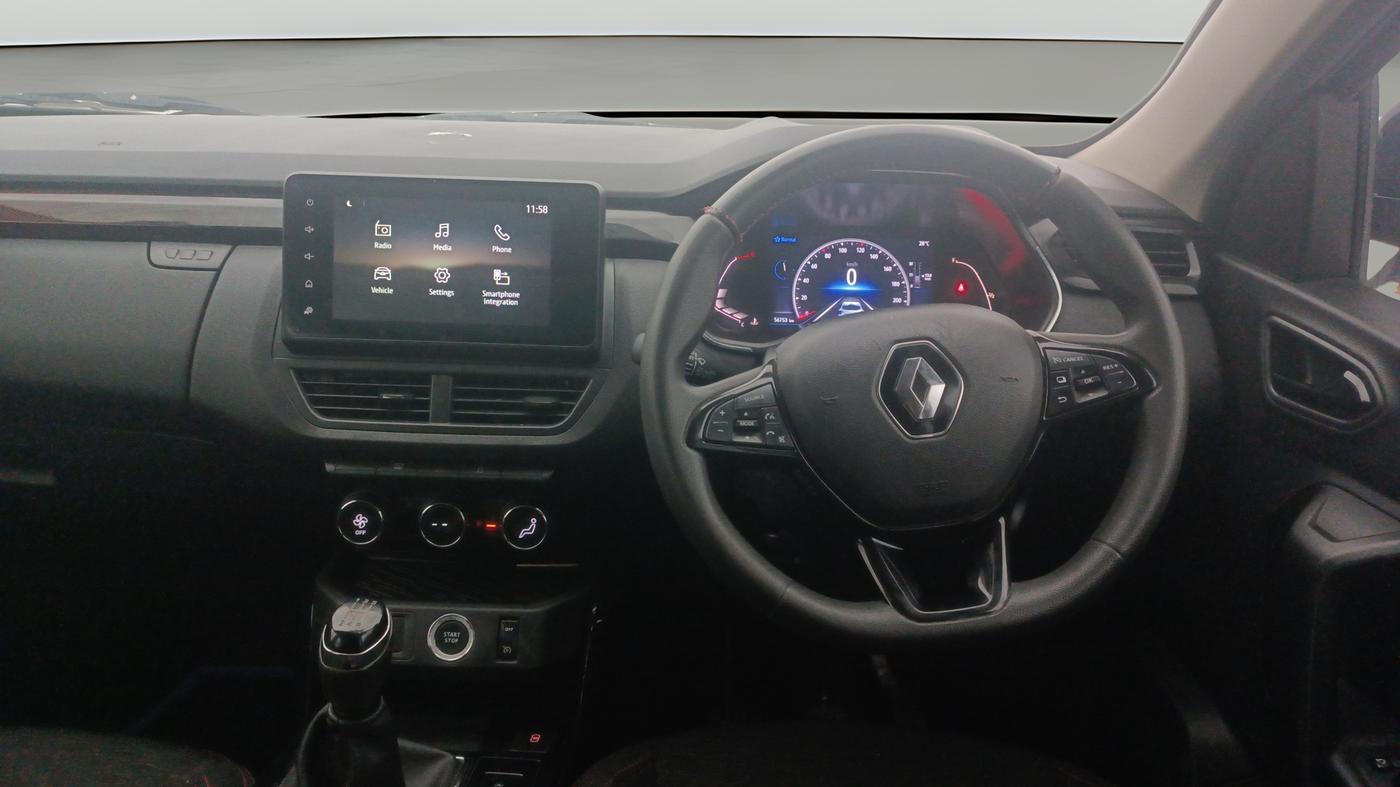 2022 Renault Kiger RXZ TURBO MT, Petrol, Manual, 56,752 km, Steering Wheel Close Up