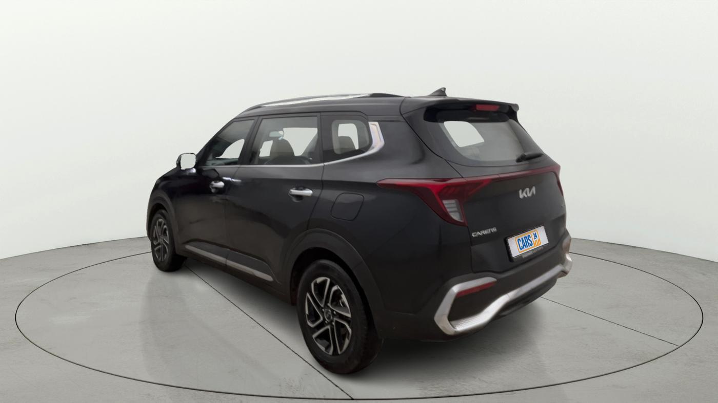 2022 KIA CARENS LUXURY PLUS 1.4 PETROL DCT 7 STR, Petrol, Automatic, 63,105 km, Left Back Diagonal