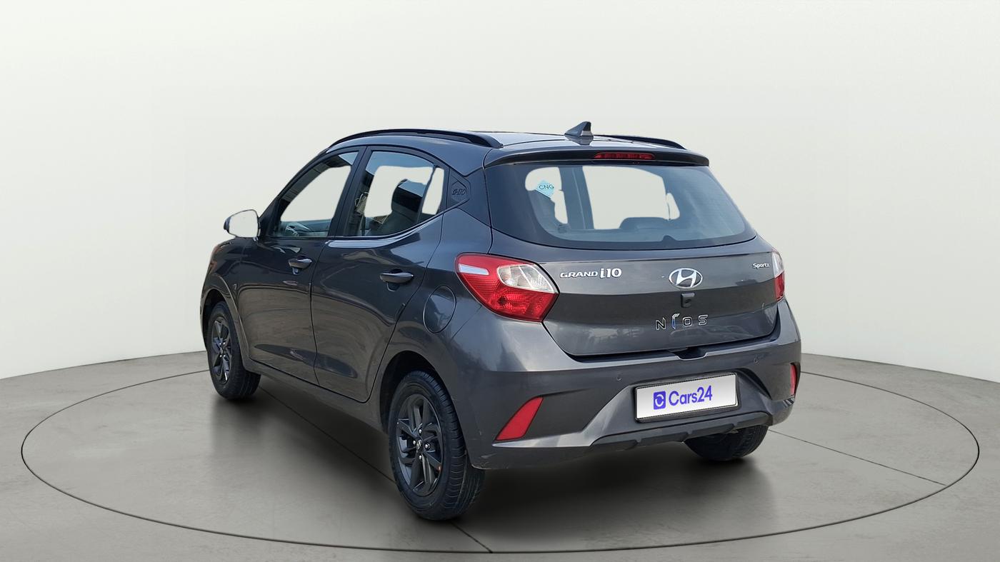 2022 Hyundai GRAND I10 NIOS SPORTZ 1.2 KAPPA VTVT CNG, CNG, Manual, 61,243 km, Left Back Diagonal