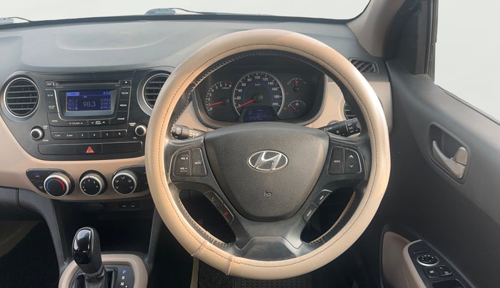 2015 Hyundai Grand i10 ASTA AT 1.2 KAPPA VTVT, Petrol, Automatic, 87,358 km, Steering Wheel Close Up