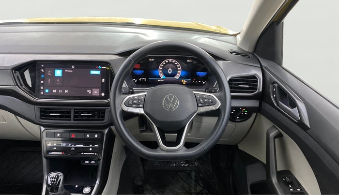 2022 Volkswagen TAIGUN TOPLINE 1.0 TSI MT, Petrol, Manual, 6,611 km, Steering Wheel Close Up