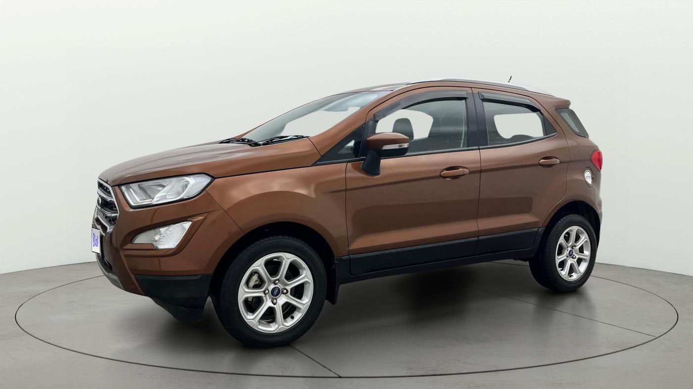 2019 Ford Ecosport TITANIUM + 1.5L PETROL AT, Petrol, Automatic, 51,195 km, Left Front Diagonal