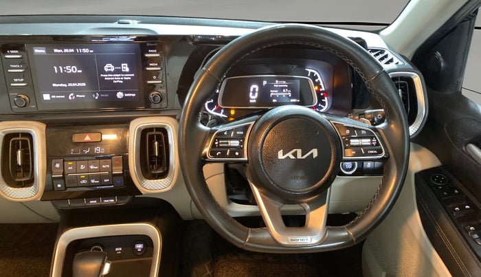 2023 KIA SONET HTX 1.5 AT, Diesel, Automatic, 39,363 km, Steering Wheel Close Up