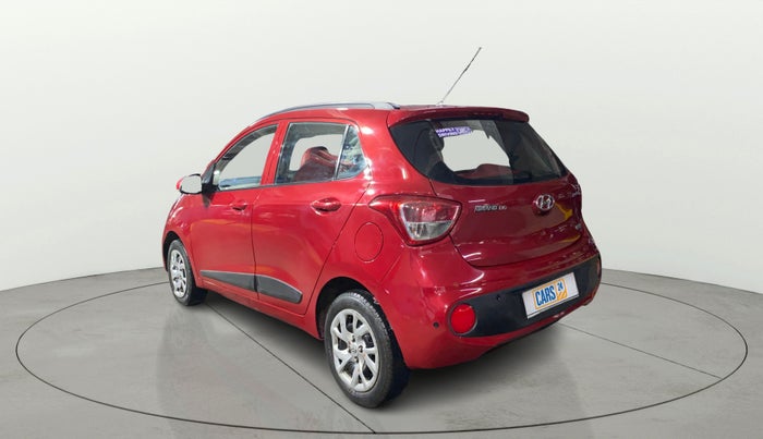 2017 Hyundai Grand i10 SPORTZ (O) 1.2 KAPPA VTVT, Petrol, Manual, 48,133 km, Left Back Diagonal