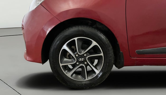 2018 Hyundai Grand i10 SPORTZ (O) AT 1.2 KAPPA VTVT, CNG, Automatic, 48,072 km, Left Front Wheel