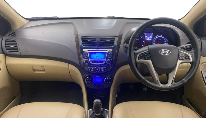 2014 Hyundai Verna FLUIDIC 1.6 CRDI SX, Diesel, Manual, 97,400 km, Dashboard