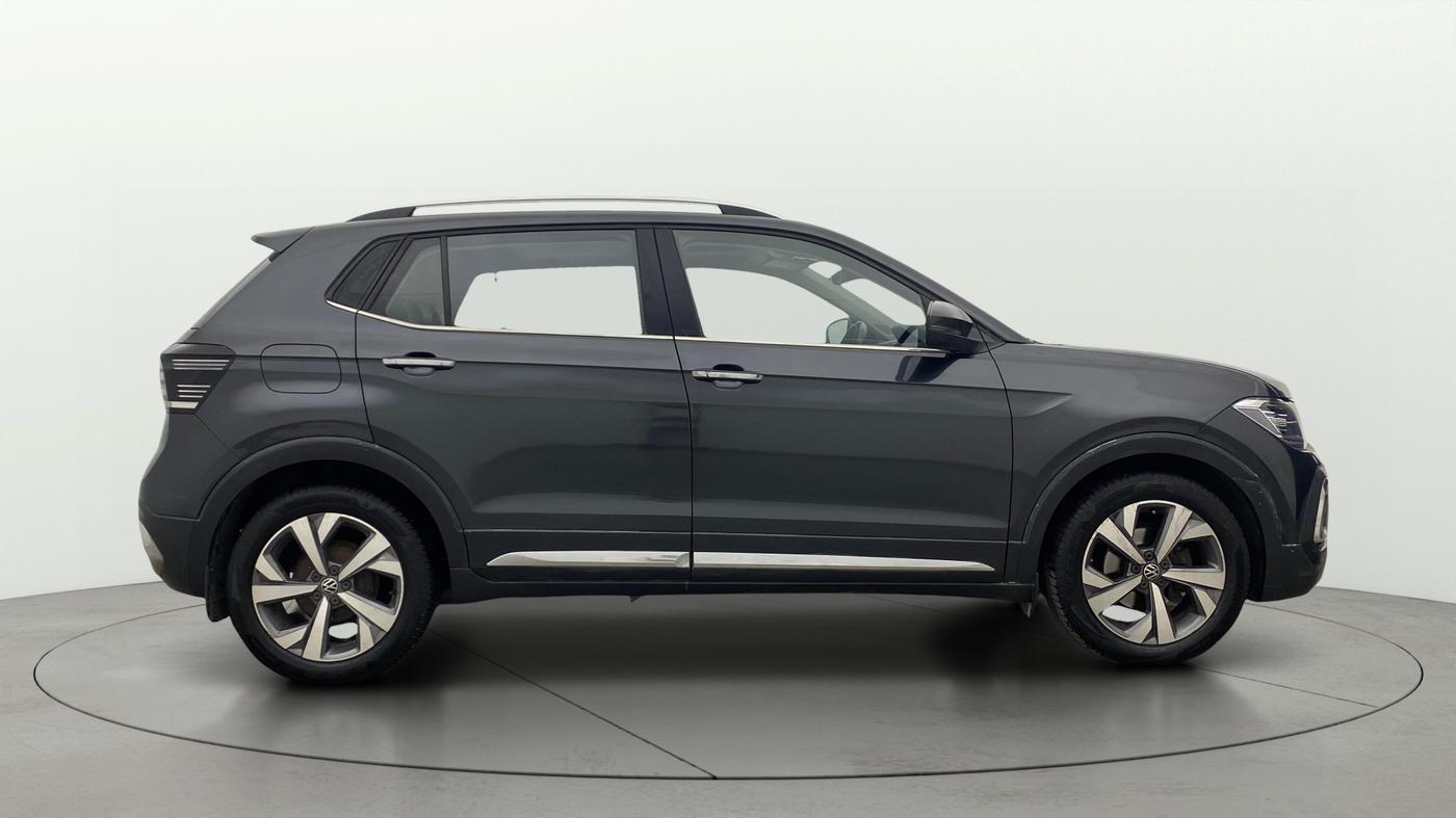 2022 Volkswagen TAIGUN TOPLINE 1.0 TSI AT, Petrol, Automatic, 78,284 km, Right Side View