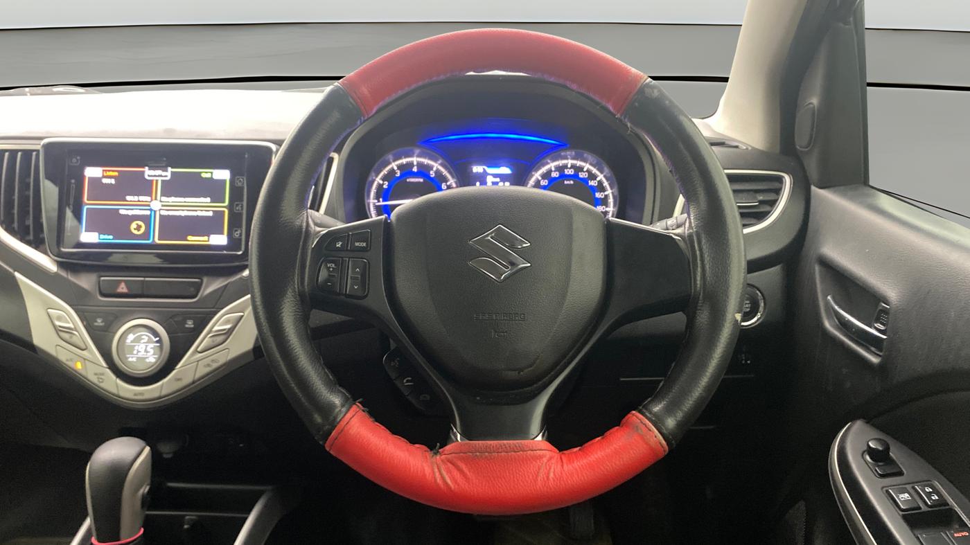 2018 Maruti Baleno ALPHA CVT PETROL 1.2, Petrol, Automatic, 61,605 km, Steering Wheel Close Up