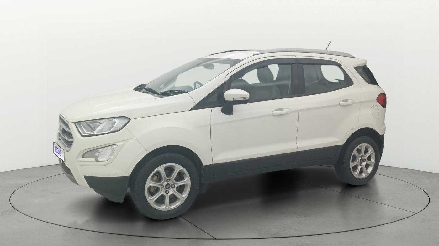2020 Ford Ecosport TITANIUM + 1.5L PETROL AT, Petrol, Automatic, 49,926 km, Left Front Diagonal