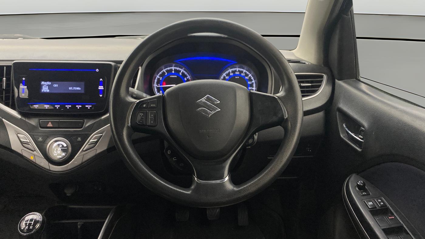 2019 Maruti Baleno DELTA PETROL 1.2, Petrol, Manual, 39,991 km, Steering Wheel Close Up
