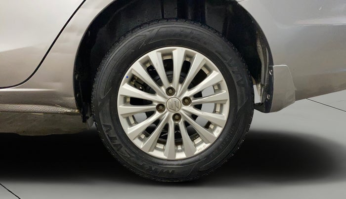 2015 Maruti Ciaz ZXI+, CNG, Manual, 78,804 km, Left Rear Wheel
