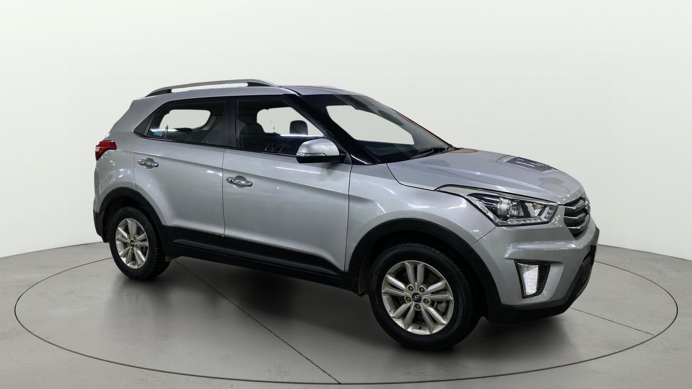 2015 Hyundai Creta SX PLUS 1.6 PETROL, Petrol, Manual, 95,740 km, Right Front Diagonal