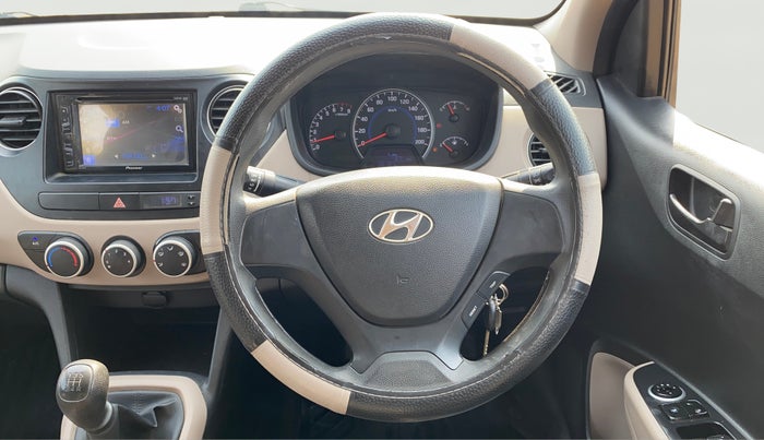 2016 Hyundai Grand i10 MAGNA 1.2 KAPPA VTVT, Petrol, Manual, 36,056 km, Steering Wheel Close Up