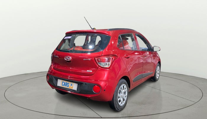 2017 Hyundai Grand i10 SPORTZ (O) 1.2 KAPPA VTVT, Petrol, Manual, 48,133 km, Right Back Diagonal