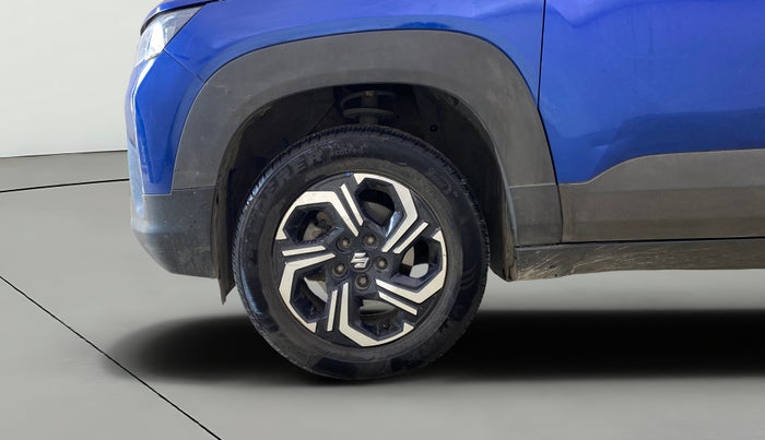 2022 Maruti BREZZA ZXI + AT SMART HYBRID, Petrol, Automatic, 80,733 km, Left Front Wheel