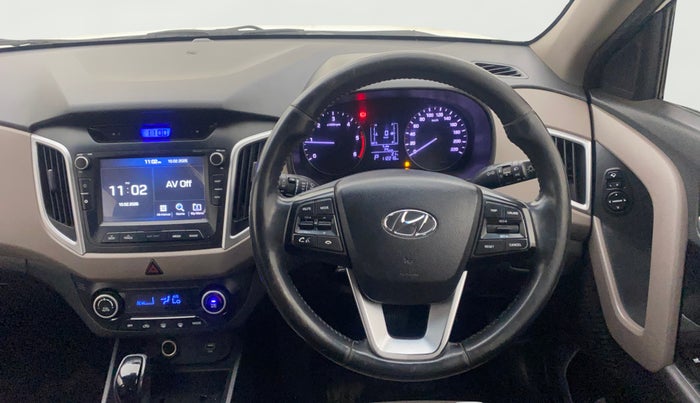 2019 Hyundai Creta SX AT 1.6 DIESEL, Diesel, Automatic, 1,12,217 km, Steering Wheel Close Up