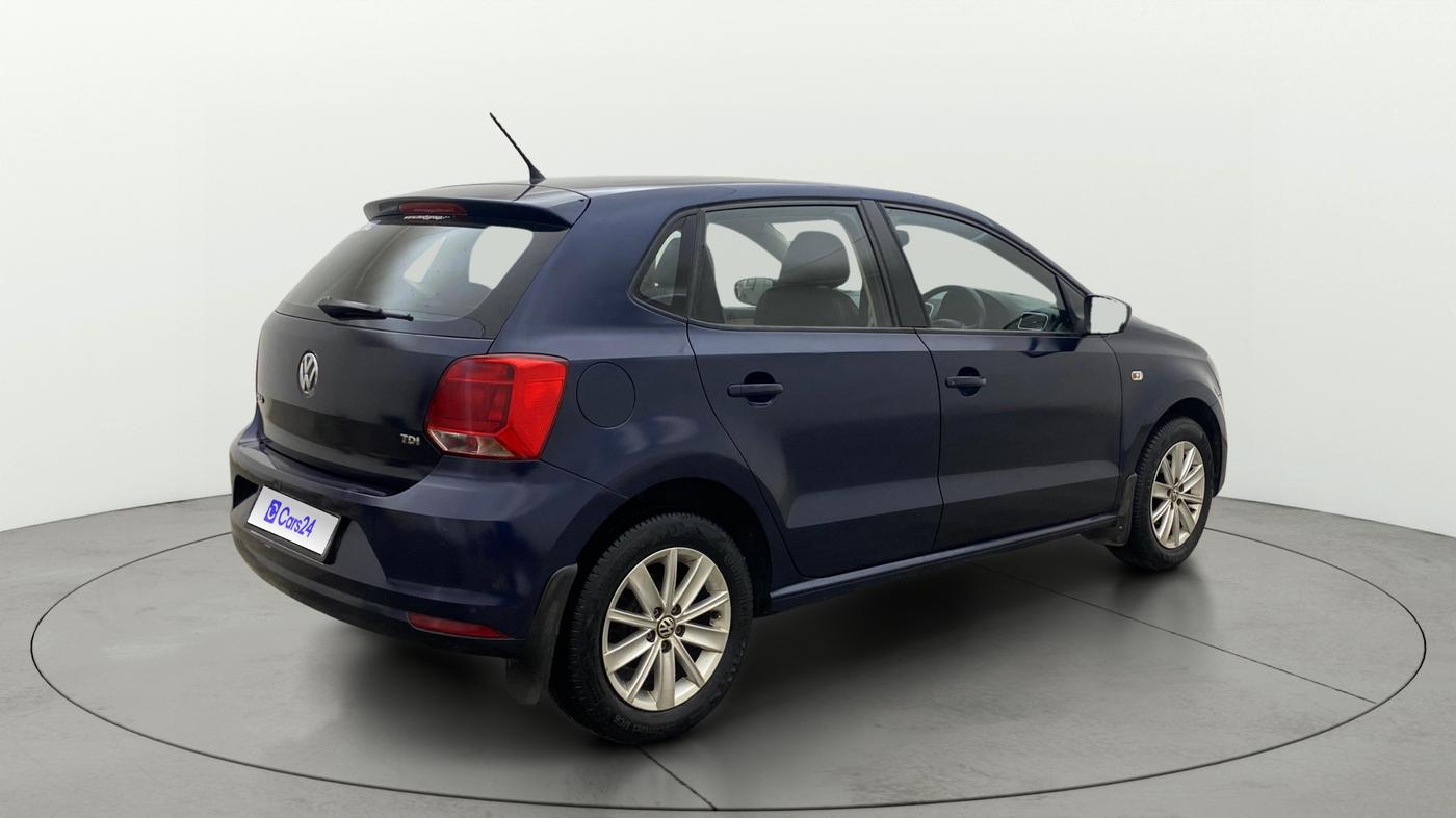 2015 Volkswagen Polo HIGHLINE1.5L, Diesel, Manual, 89,343 km, Right Back Diagonal